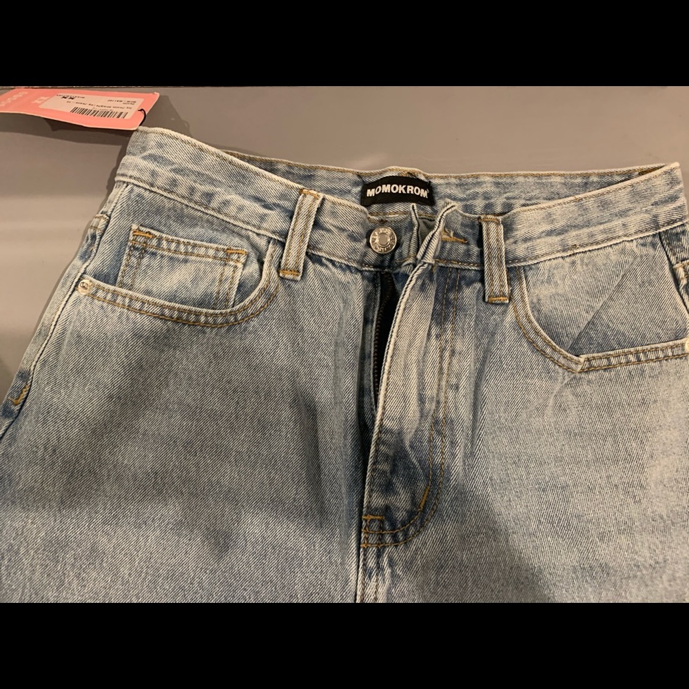 Straight leg jeans